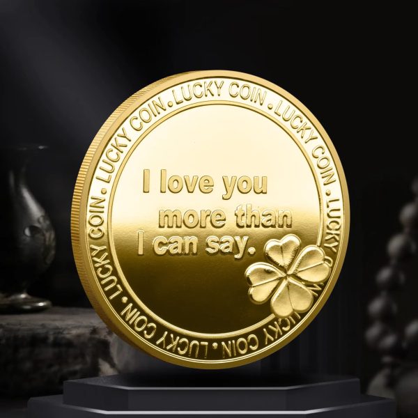 03 I Love You More Than I Can Say | Gold Lucky Love Collector's Coin