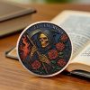 Memento Mori Skull & Rose | Gold Plated Gothic Collector's Coin