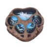 03 Tracks of the Wild Paw Print Incense Burner 15.5cm | Nemesis Now