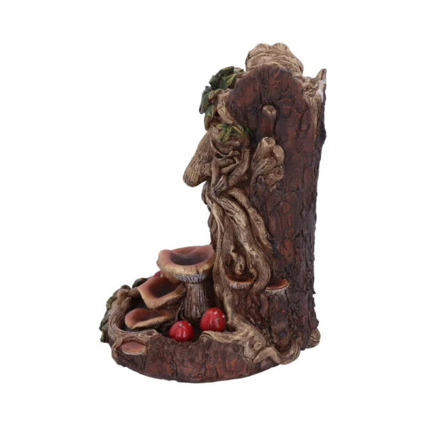 03 The Wisest Dryad Green Man Backflow Incense Burner | Pagan Gothic Decor