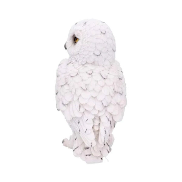 Snowy Watch Owl Figurine 13.3cm - Nemesis Now White Resin