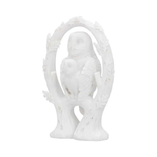 03 NEMESIS NOW - EMBRACE - WHITE OWL 10.9cm FIGURINE ORNAMENT