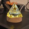 04 Energy Pyramid Orgonite - Clear Ball for Crystal Healing and Spiritual Gifts (#BC)