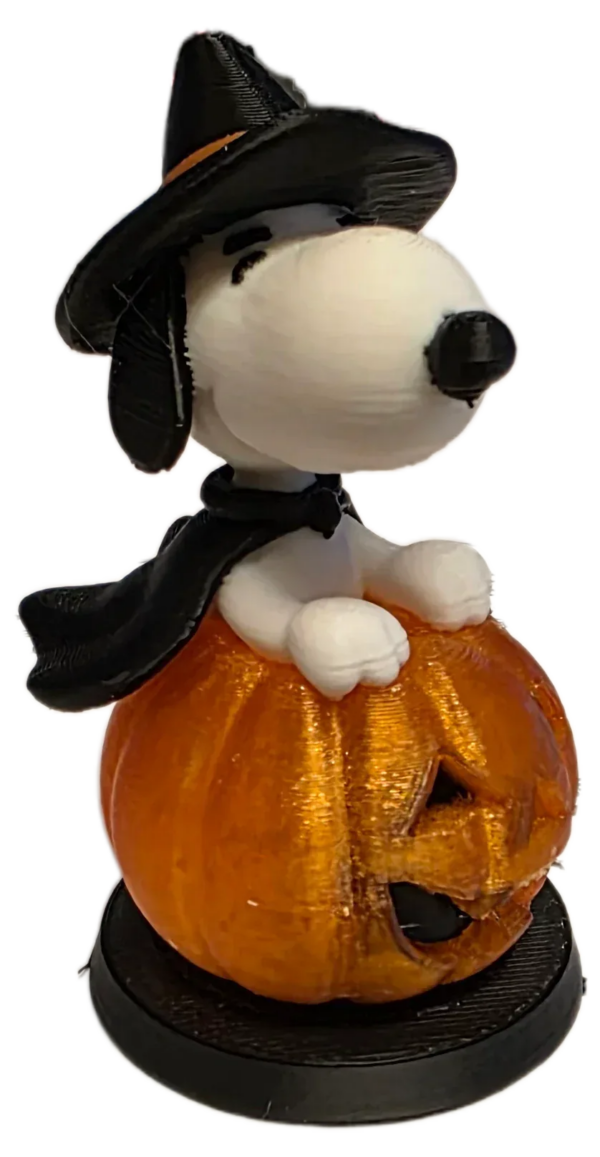 Spooky Snoopy Pumpkin 3D Print for Halloween Decor