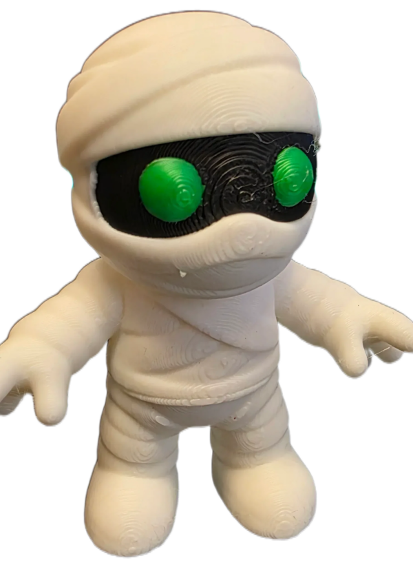 04 Unique Mummy 3D-Printed Mini Creature - 5cm Tall Decoration