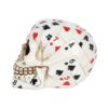Dead Man's Hand Skull Ornament - Unique Playing Card Decor