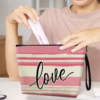 Classic Makeup Bag in Large Size - Timeless Style for Your Beauty Essentials