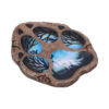04 Tracks of the Wild Paw Print Incense Burner 15.5cm | Nemesis Now