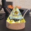 05 Energy Pyramid Orgonite - Clear Ball for Crystal Healing and Spiritual Gifts (#BC)
