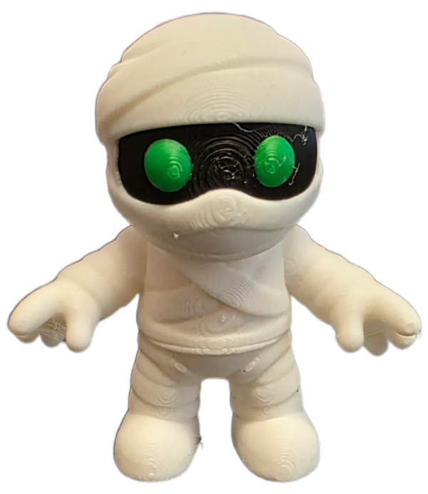 05 Unique Mummy 3D-Printed Mini Creature - 5cm Tall Decoration