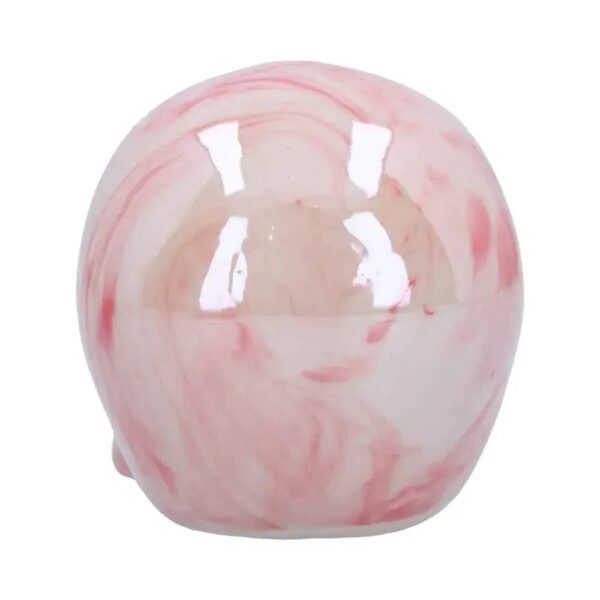 Marbellum Pink Marble Skull 7cm - Unique Gothic Decor