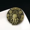 Cthulhu Pentagram Coin — HP Lovecraft Necronomicon Sigil