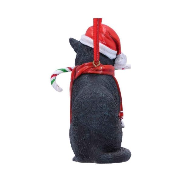Lisa Parker Candy Cane Cat Ornament - Unique Holiday Decor