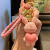 05 Cute Rabbit Keychain - Adorable Heart Design Accessory