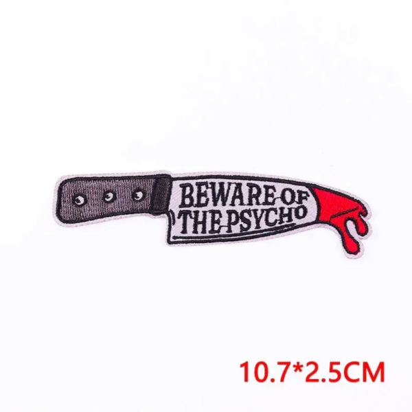 05 Cute Punk Embroidery Patch - Iron-On DIY Customization