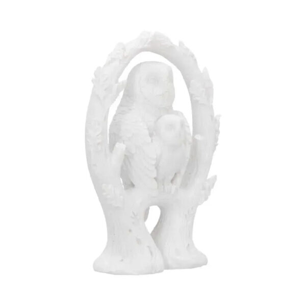 05 NEMESIS NOW - EMBRACE - WHITE OWL 10.9cm FIGURINE ORNAMENT