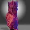 King of Death Bust 15cm - Gothic Skull Sculpture