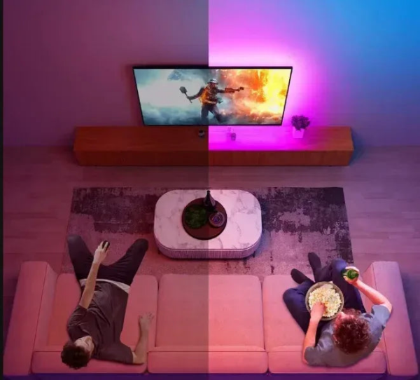 RGB LED Strip Light for TV – Bluetooth Control, 5V USB, 5M