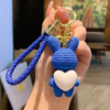 06 Cute Rabbit Keychain - Adorable Heart Design Accessory