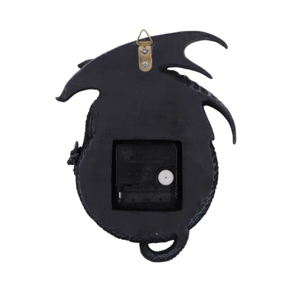 06 Time to Burn Dragon Wall Clock 20.5cm | Nemesis Now