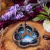 07 Tracks of the Wild Paw Print Incense Burner 15.5cm | Nemesis Now