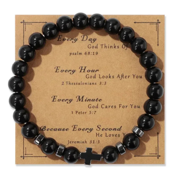 07 Natural Stone Bracelet 19cm - Unique Gemstone Jewelry