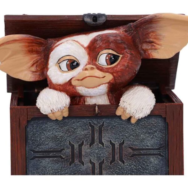 08 Official Gremlins Gizmo in a Box Figurine 12.5cm - Nemesis Now Mogwai Collectible