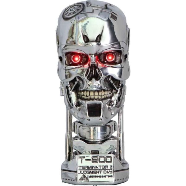 09 T-800 Terminator Light Up Figurine 21cm - Official Collectible