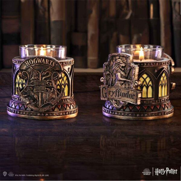 09 Gryffindor Tea Light Holder for Magical Home Decor