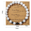10 Natural Stone Bracelet 19cm - Unique Gemstone Jewelry