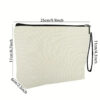 Classic Makeup Bag in Large Size - Timeless Style for Your Beauty Essentials - Accessories