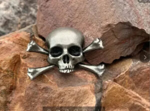 1736812157680 Skull Alloy Brooch - Gothic Statement Pin - Accessories