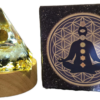 20250115-130629 Energy Pyramid Orgonite - Clear Ball for Crystal Healing and Spiritual Gifts (#BC) - Home Decor