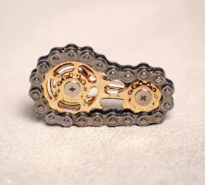 Bike Chain Fidget Spinner Toy - Silent Bearing Stress Relief Gadget for Focus & Relaxation - Fidget Toys