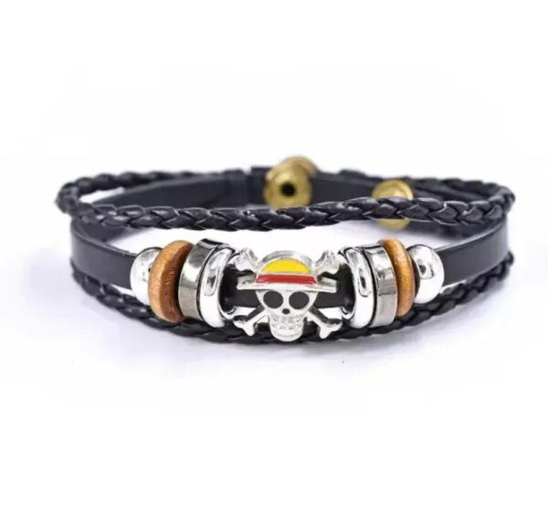 IMAGE-EDIT_cc34eeb1-a55f-44e0-8d8e-8dba9a1e6284 Pirate One Piece Bracelet 23cm - Vegan Leather - Bags & Accessories