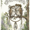 Just Married – Woodland Owl Wedding Card - Exclusive to Gifts4YouAll