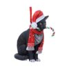 Lisa Parker Candy Cane Cat Ornament - Unique Holiday Decor - Home Decor