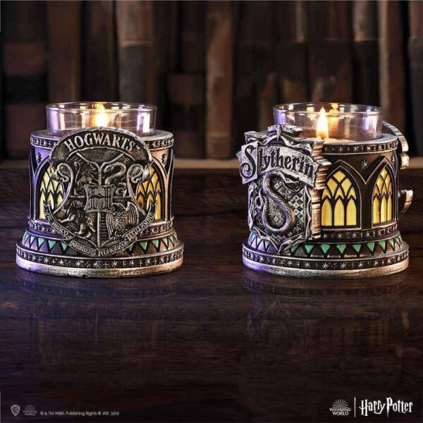 b6665b24-8 Slytherin Tea Light Holder - 8CM Candle Decor - Home Decor