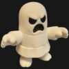 background-editor_output_db31a734-8d76-4752-be1a-f3d534df3f94 Mini 3D printed Ghost Figure - 5cm Tall Collectible -