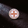 Knights Templar Commemorative Coin – Antique Silver Challenge Coin