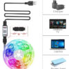 RGB LED Strip Light for TV – Bluetooth Control, 5V USB, 5M - LED Strip Lights