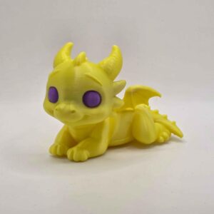 Baby Dragon 10cm - 3D Printed Fantasy Companion - Toys & Games