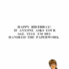 Only Fools and Horses Rodney Birthday Card