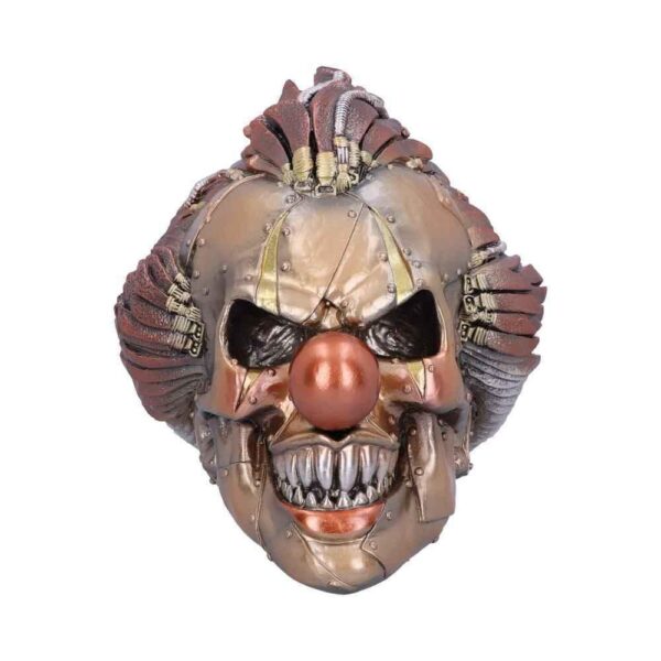 Mechanical Laughter Horror Steampunk Clown Skull Ornament 18CM - Home Decor