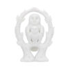 u6185w2 NEMESIS NOW - EMBRACE - WHITE OWL 10.9cm FIGURINE ORNAMENT -