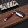Detailed Norse Viking rune keyring with warrior design